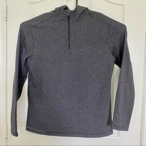 LuLuLemon Mens Shirt 1/4 Zip Up Long Sleeve Hooded